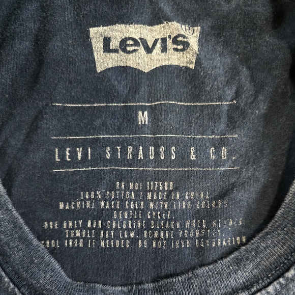 Levi's Vintage Tees Graphic Blue T-shirt Men's Size Medium. - Picture 4 of 4